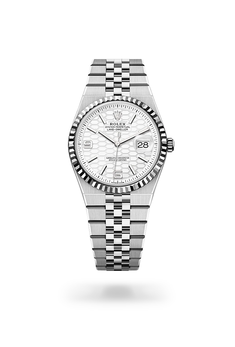 Rolex Land-Dweller 36 White Gold Rolesor Oystersteel, M127234-0001